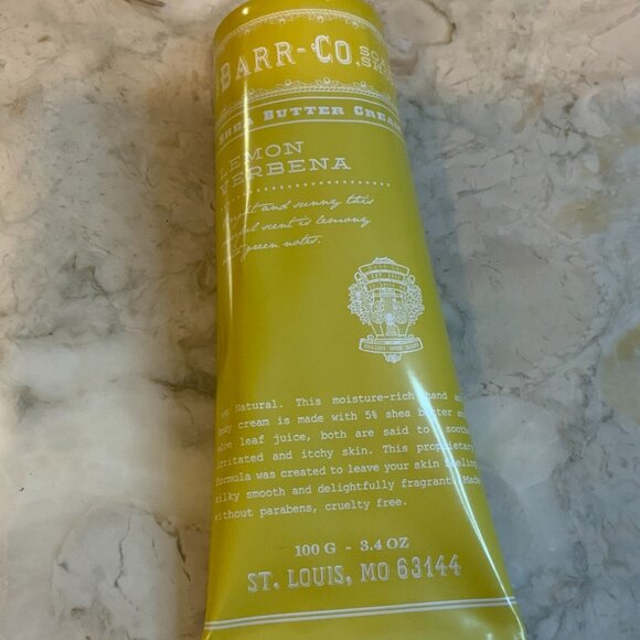 BARR CO. Hand Cream Lemon Verbena 3.4 oz NIB - Picture 1 of 7